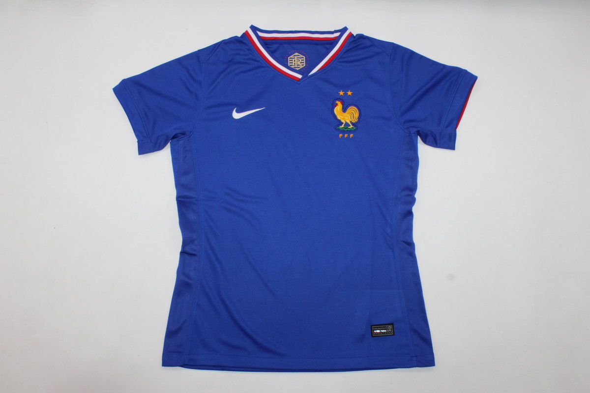 AAA Quality France Woman 2024 Euro Home Soccer Jersey